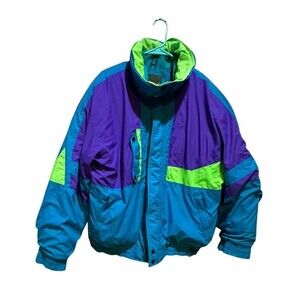 Vintage Inside Edge Womens Size XL Coat Ski Jacket Snowboarding Multicolor 90’s